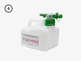 Filling Jerry Can Procedure Step 4