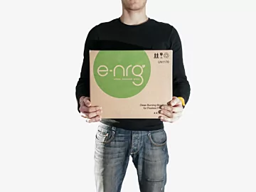 Person Holding e-NRG Box