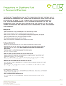 e-NRG precautions for bioethanol